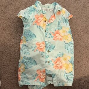Janie & Jack Tropical Baby Romper size 6-12 months
